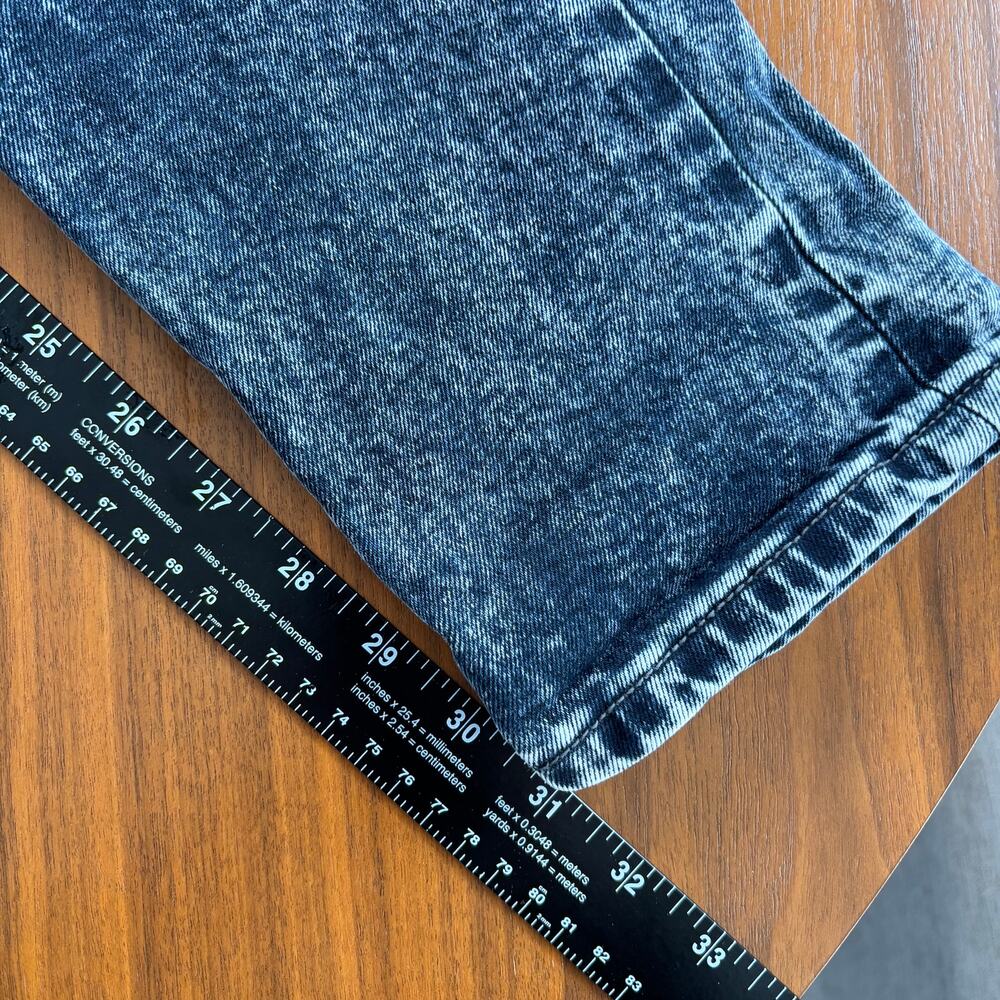 Dsquared2 DSQ2 Acid Wash Jeans Men Sz 30 Slim Straight Vintage Style Maple Leaf - Picture 7 of 15